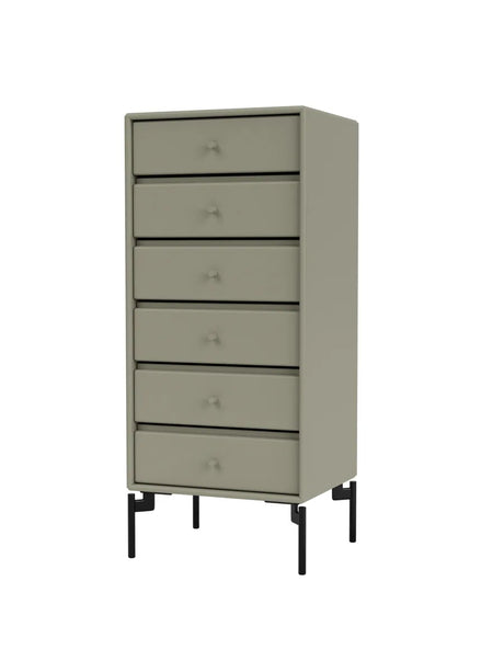 1362 Skuffemodul inkl. ben fra Montana - Fennel / Black - Jacobsen Plus