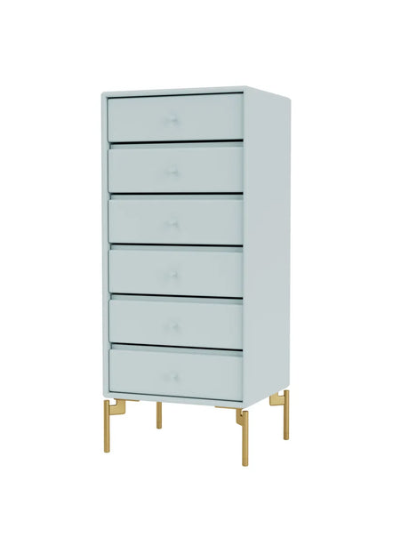 1362 Skuffemodul inkl. ben fra Montana - Flint / Messing - Jacobsen Plus