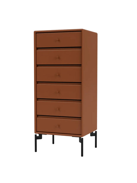 1362 Skuffemodul inkl. ben fra Montana - Hazelnut / Black - Jacobsen Plus