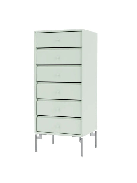 1362 Skuffemodul inkl. ben fra Montana - Mist / Krom - Jacobsen Plus