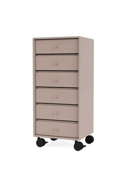 1362 Skuffemodul inkl. hjul fra Montana - Mushroom - Jacobsen Plus