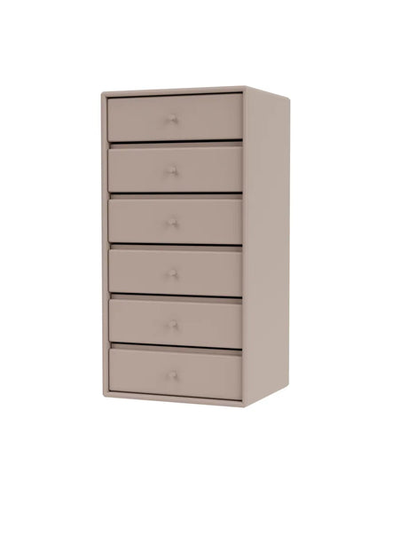 1362 Skuffemodul inkl. ophæng fra Montana - Mushroom - Jacobsen Plus