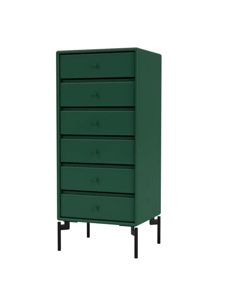 1362 Skuffemodul inkl. ben fra Montana - Pine / Black - Jacobsen Plus