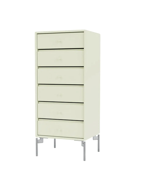 1362 Skuffemodul inkl. ben fra Montana - Pomelo / Krom - Jacobsen Plus