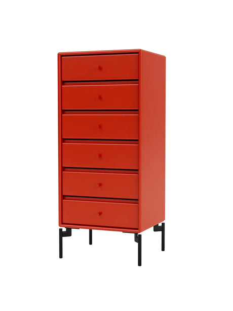 1362 Skuffemodul inkl. ben fra Montana - Rosehip / Black - Jacobsen Plus