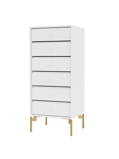 1362 Skuffemodul inkl. ben fra Montana - Snow / Messing - Jacobsen Plus