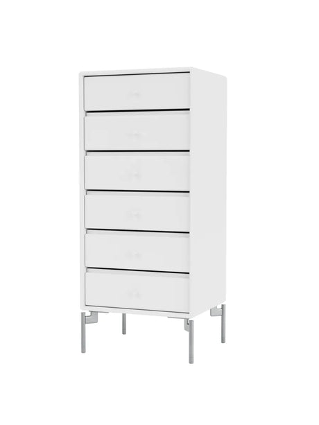 1362 Skuffemodul inkl. ben fra Montana - Snow / Krom - Jacobsen Plus