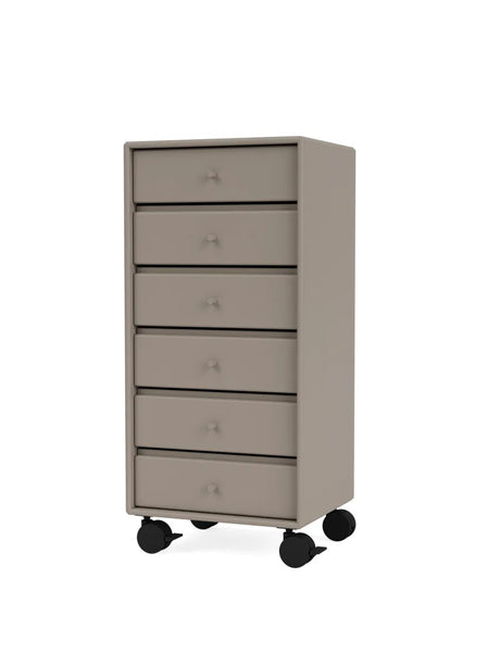 1362 Skuffemodul inkl. hjul fra Montana - Truffle - Jacobsen Plus