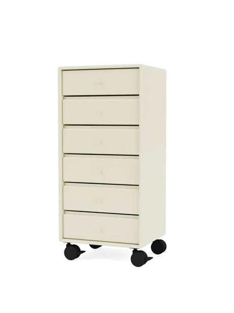 1362 Skuffemodul inkl. hjul fra Montana - Vanilla - Jacobsen Plus