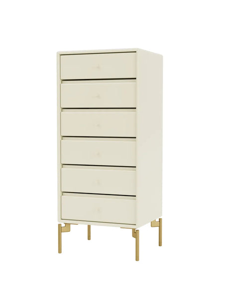 1362 Skuffemodul inkl. ben fra Montana - Vanilla / Messing - Jacobsen Plus