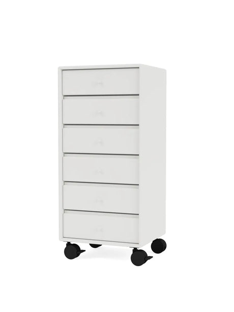 1362 Skuffemodul inkl. hjul fra Montana - White - Jacobsen Plus