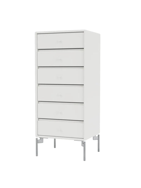 1362 Skuffemodul inkl. ben fra Montana - White / Krom - Jacobsen Plus