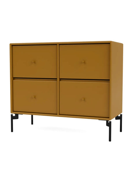 4124 kommode inkl. ben fra Montana - Amber / Black - Jacobsen Plus