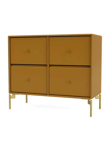 4124 kommode inkl. ben fra Montana - Amber / Messing - Jacobsen Plus