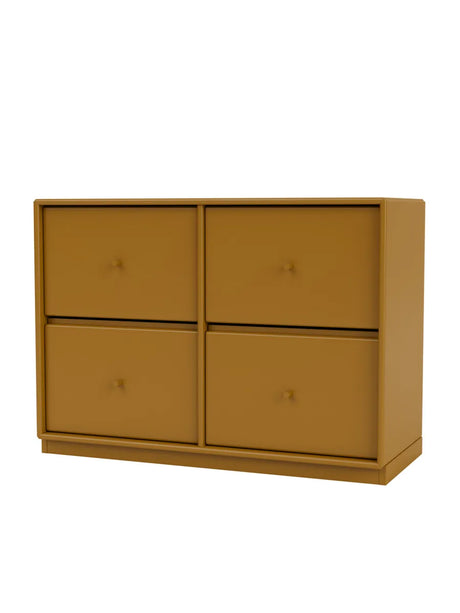 4124 kommode inkl. sokkel fra Montana - Amber / Sokkel 3 cm - Jacobsen Plus