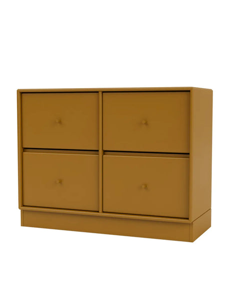 4124 kommode inkl. sokkel fra Montana - Amber / Sokkel 7 cm - Jacobsen Plus