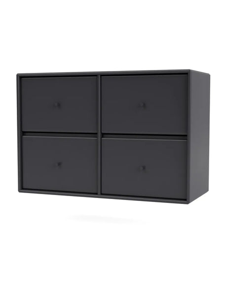 4124 kommode inkl. ophæng fra Montana - Anthracite - Jacobsen Plus