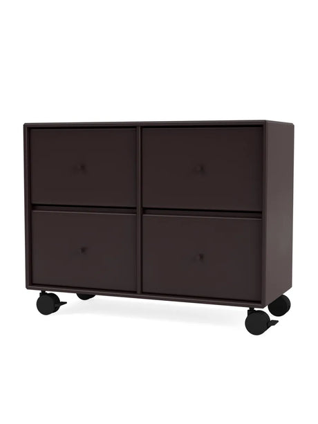 4124 kommode inkl. hjul fra Montana - Balsamic - Jacobsen Plus