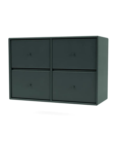4124 kommode inkl. ophæng fra Montana - Black Jade - Jacobsen Plus