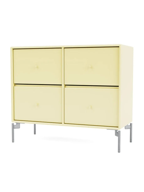 4124 kommode inkl. ben fra Montana - Camomile / Krom - Jacobsen Plus