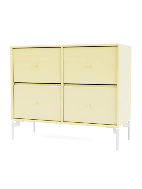 4124 kommode inkl. ben fra Montana - Camomile / Snow - Jacobsen Plus
