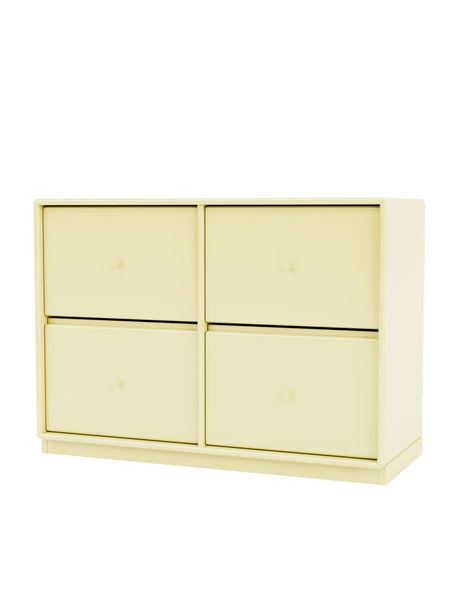 4124 kommode inkl. sokkel fra Montana - Camomile / Sokkel 3 cm - Jacobsen Plus