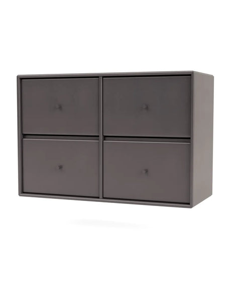 4124 kommode inkl. ophæng fra Montana - Coffee - Jacobsen Plus