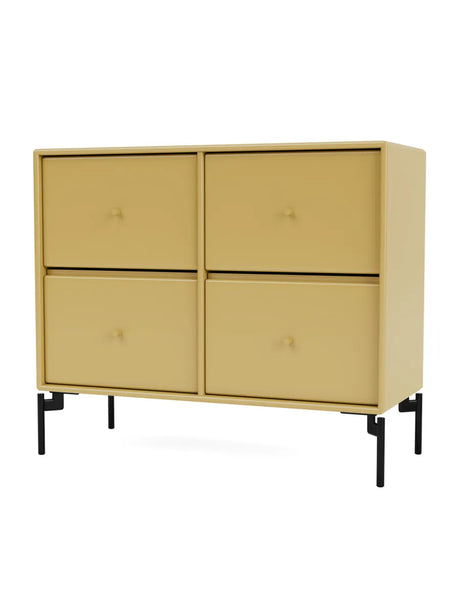 4124 kommode inkl. ben fra Montana - Cumin / Black - Jacobsen Plus