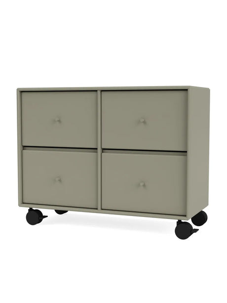 4124 kommode inkl. hjul fra Montana - Fennel - Jacobsen Plus