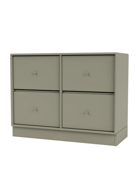 4124 kommode inkl. sokkel fra Montana - Fennel / Sokkel 7 cm - Jacobsen Plus