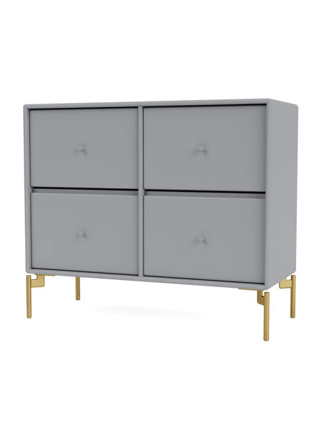 4124 kommode inkl. ben fra Montana - Graphic / Messing - Jacobsen Plus