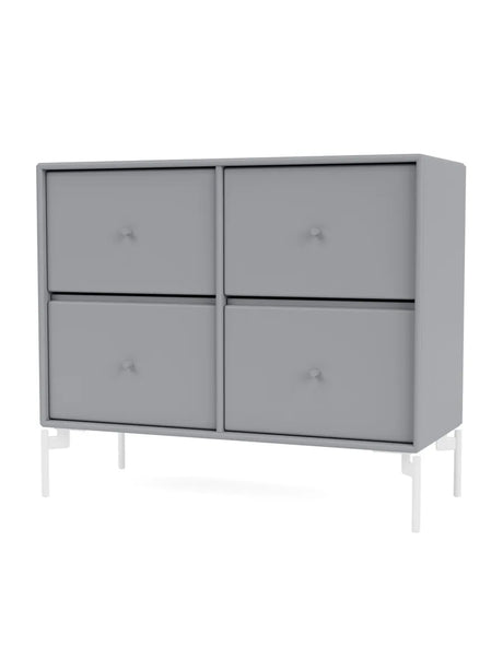 4124 kommode inkl. ben fra Montana - Graphic / Snow - Jacobsen Plus