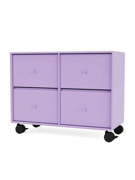 4124 kommode inkl. hjul fra Montana - Iris - Jacobsen Plus