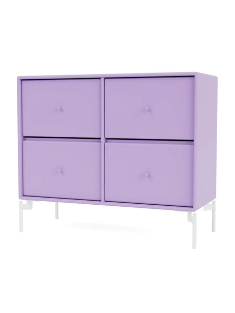 4124 kommode inkl. ben fra Montana - Iris / Snow - Jacobsen Plus