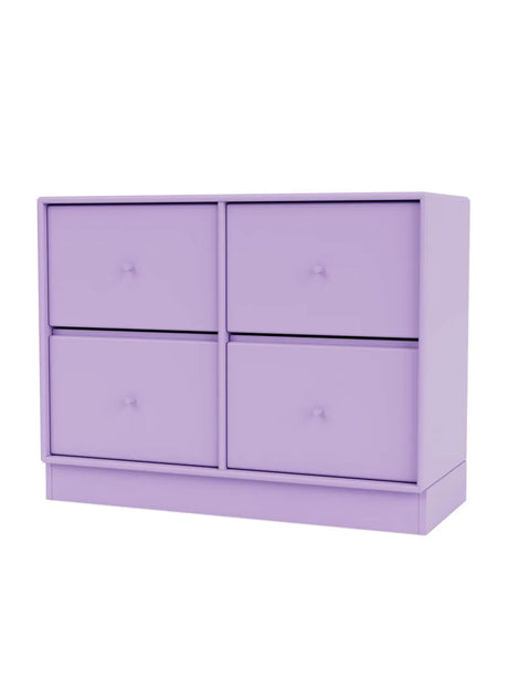 4124 kommode inkl. sokkel fra Montana - Iris / Sokkel 7 cm - Jacobsen Plus