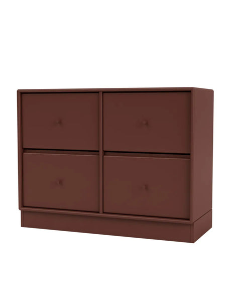 4124 kommode inkl. sokkel fra Montana - Masala / Sokkel 7 cm - Jacobsen Plus