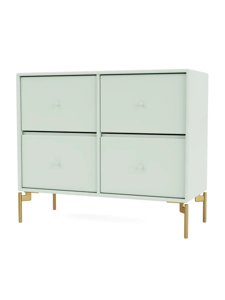 4124 kommode inkl. ben fra Montana - Mist / Messing - Jacobsen Plus