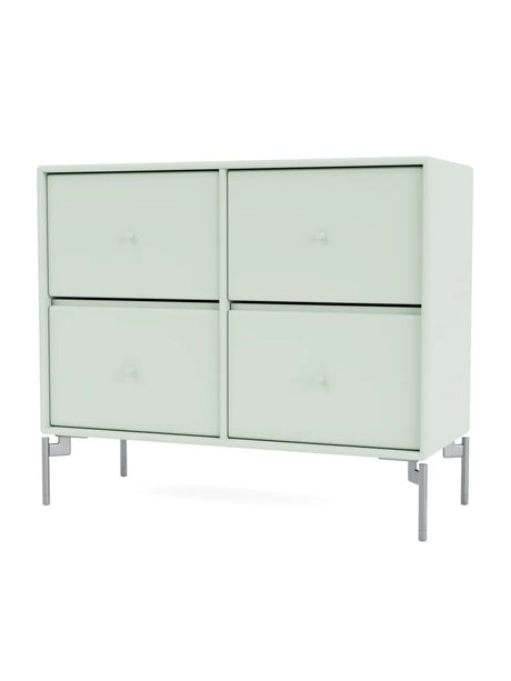 4124 kommode inkl. ben fra Montana - Mist / Krom - Jacobsen Plus