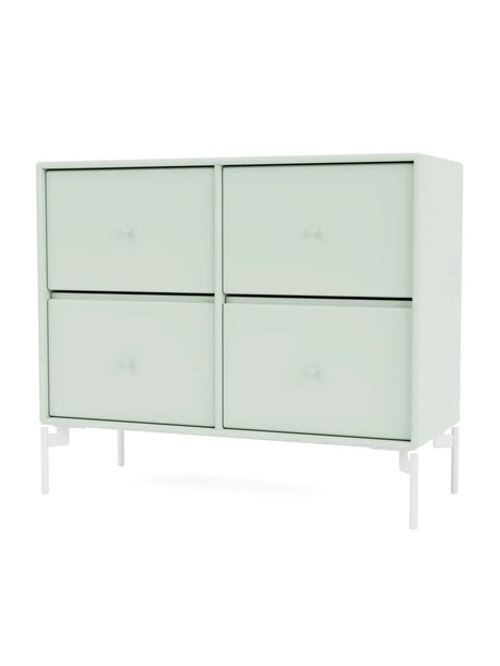 4124 kommode inkl. ben fra Montana - Mist / Snow - Jacobsen Plus