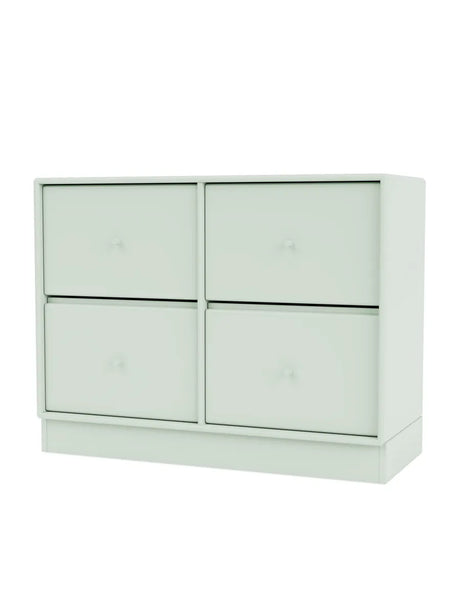 4124 kommode inkl. sokkel fra Montana - Mist / Sokkel 7 cm - Jacobsen Plus