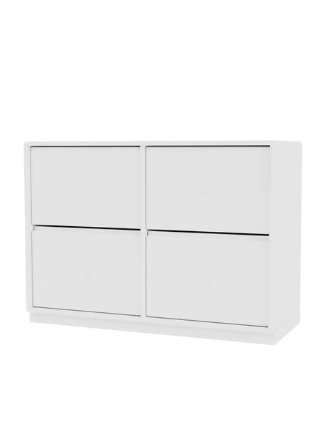 4124 kommode inkl. sokkel fra Montana - New white / Sokkel 3 cm - Jacobsen Plus