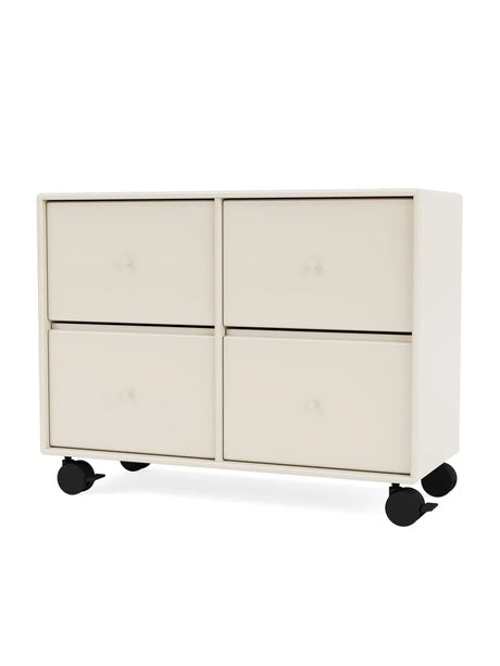 4124 kommode inkl. hjul fra Montana - Oat - Jacobsen Plus