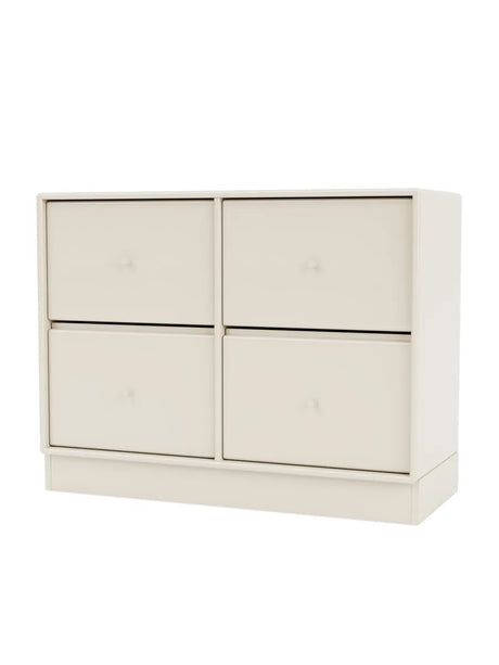 4124 kommode inkl. sokkel fra Montana - Oat / Sokkel 7 cm - Jacobsen Plus