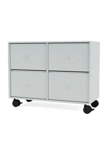 4124 kommode inkl. hjul fra Montana - Oyster - Jacobsen Plus