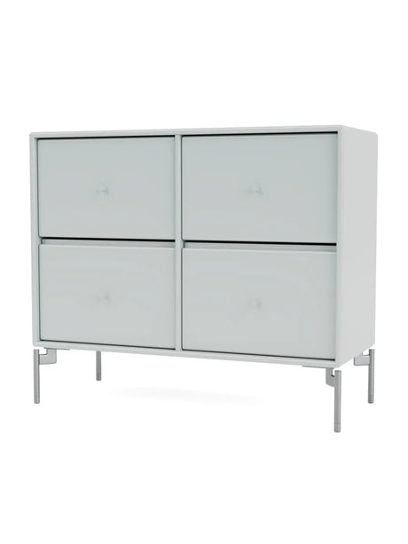 4124 kommode inkl. ben fra Montana - Oyster / Krom - Jacobsen Plus