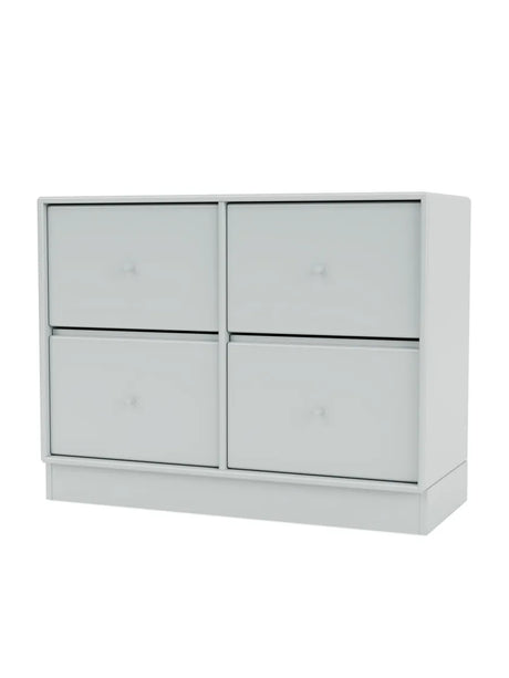 4124 kommode inkl. sokkel fra Montana - Oyster / Sokkel 7 cm - Jacobsen Plus