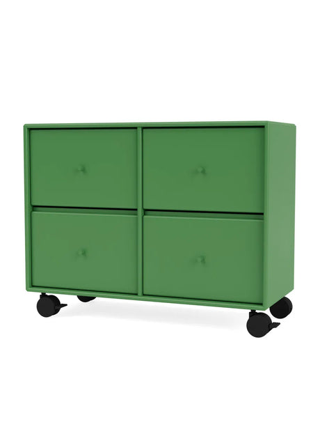 4124 kommode inkl. hjul fra Montana - Parsley - Jacobsen Plus