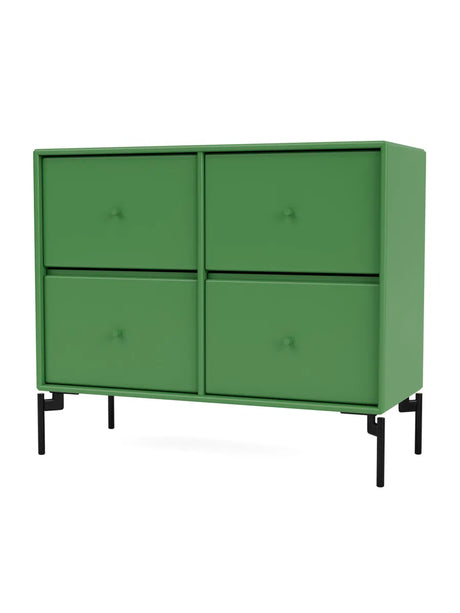 4124 kommode inkl. ben fra Montana - Parsley / Black - Jacobsen Plus