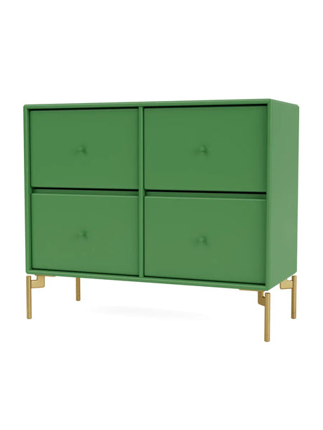4124 kommode inkl. ben fra Montana - Parsley / Messing - Jacobsen Plus