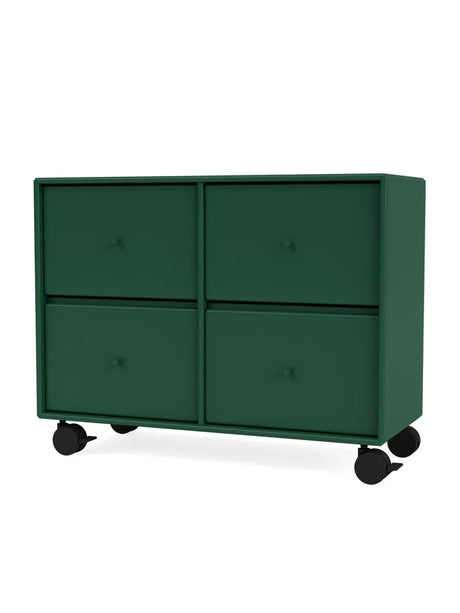 4124 kommode inkl. hjul fra Montana - Pine - Jacobsen Plus